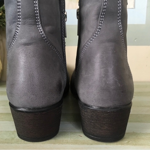 Steve Madden ‘Zipster’ Ankle Bootie in Smokey Grey Nubuck    Size 7 1/2   NEW - Picture 4 of 10